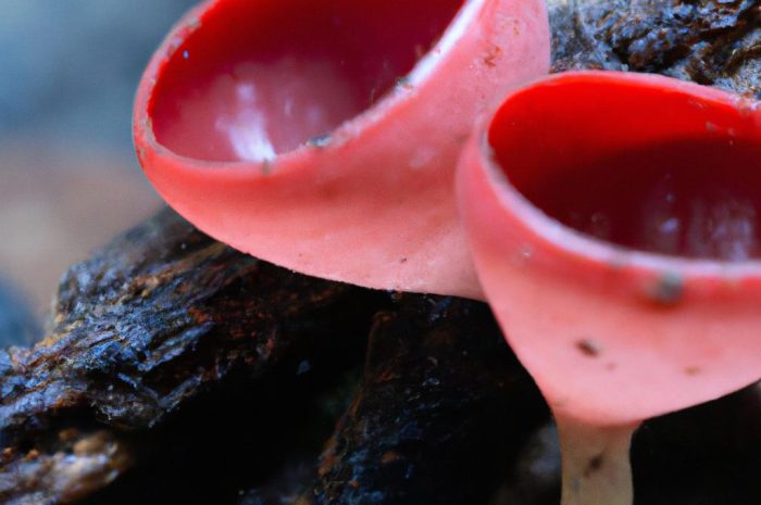 Czarka szkarłatna – jadalny grzyb o pięknym czerwonym kolorze