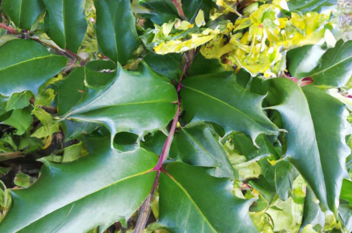 Mahonia – zimozielony krzew o granatowych owocach. Uprawa mahonii pospolitej w ogrodzie