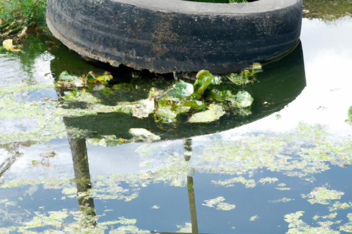 Oczko wodne z opony. Recyklingowy hit w ogrodzie, czy raczej mało estetyczne rozwiązanie?