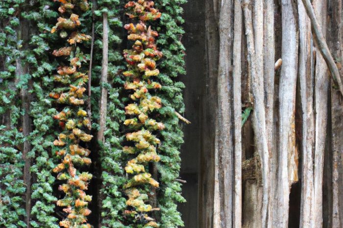 Rośliny kolumnowe – owocowe drzewka oraz iglaste i liściaste krzewy ozdobne