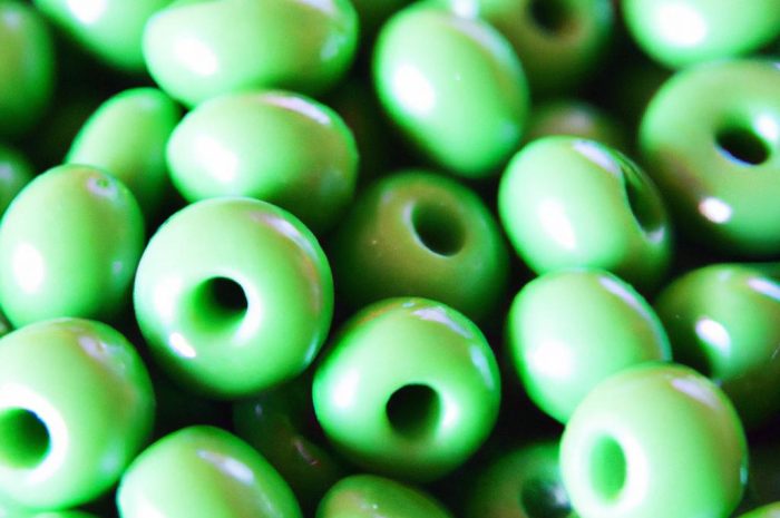 Starzec Rowleya – sznur zielonych korali